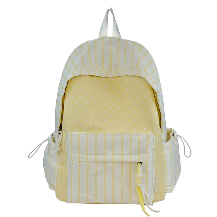 Charming Striped Patterned Backpack Stornfield