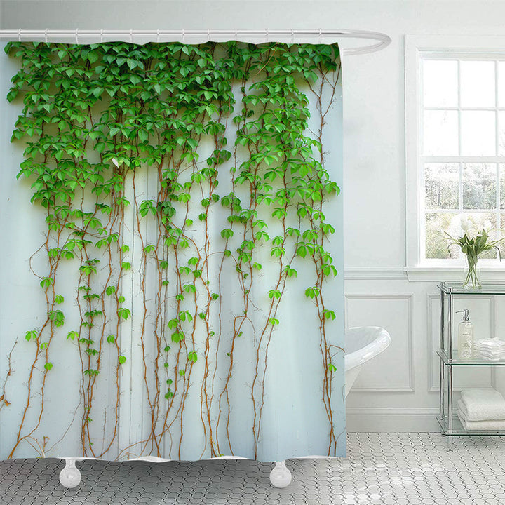 Botanical Leaf Print Shower Curtain Stornfield