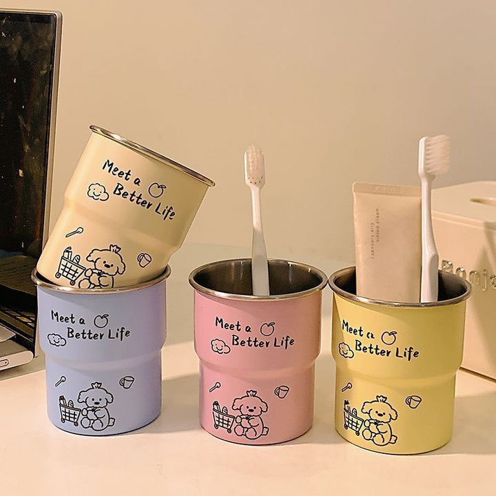 Toothbrush holder with humorous animal design Stornfield