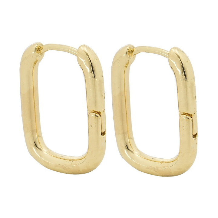 Sleek Curved Huggie Earrings Stornfield