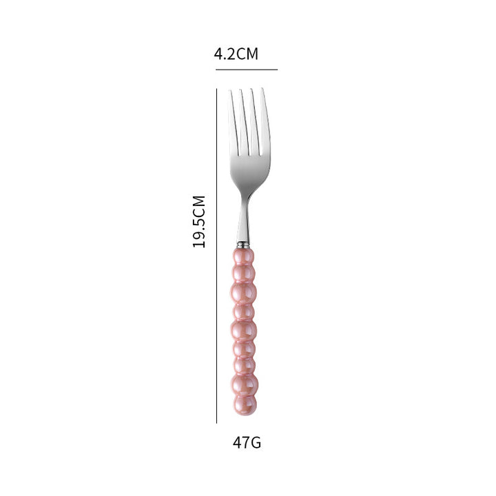 Elegant finger food fork with non-slip handle Stornfield