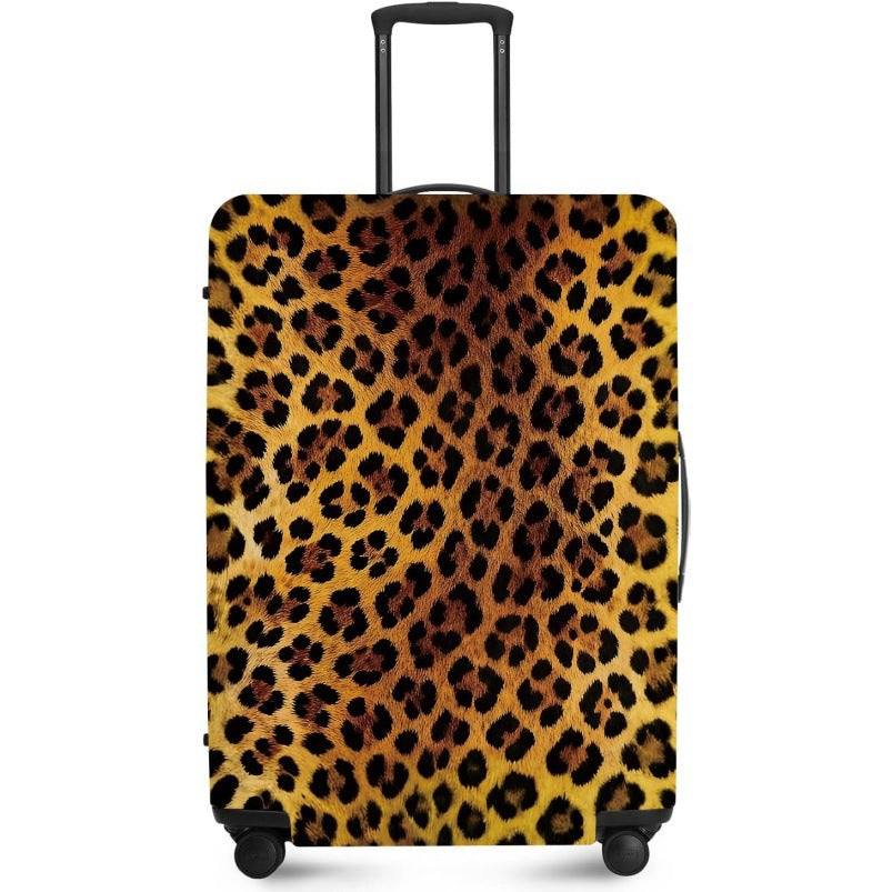 Unisex nan elastic suitcase cover with UV-resistant motif print and zip opening Stornfield