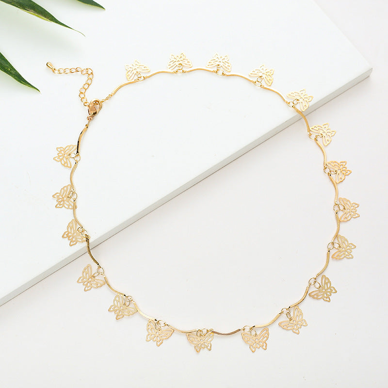 Butterfly Design Choker Necklace Stornfield