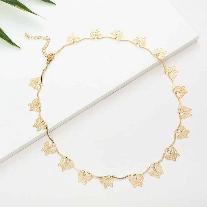 Butterfly Design Choker Necklace Stornfield