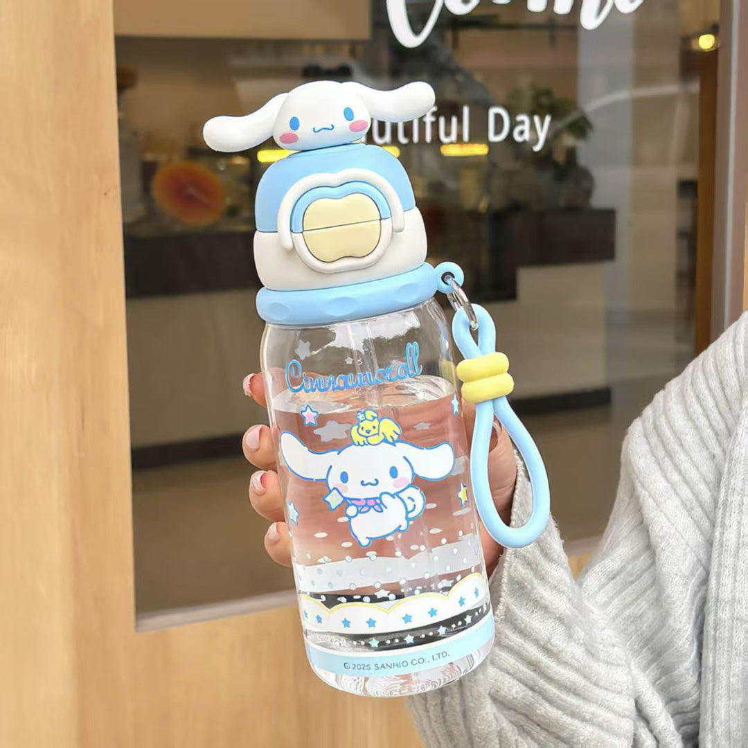 Ladies water bottle with interactive lid and cute Pochacco design Stornfield