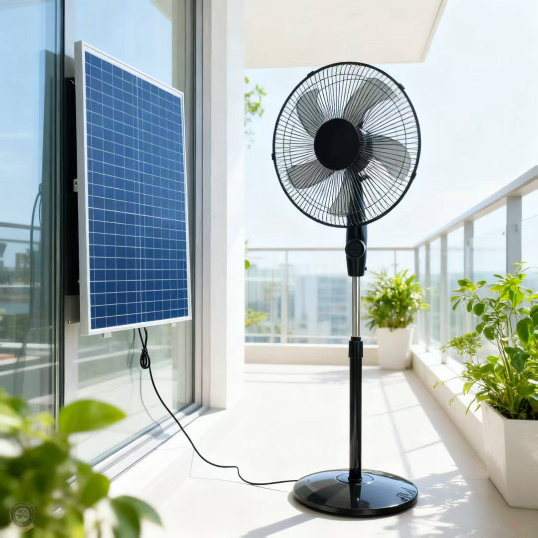 Ladies Solar Stand Fan Stornfield