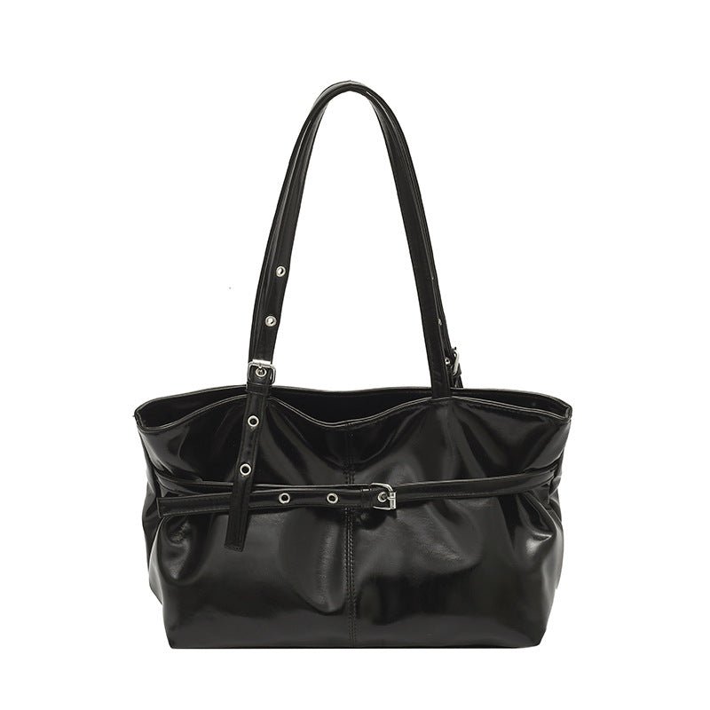 Stylish Faux Leather Tote Bag
