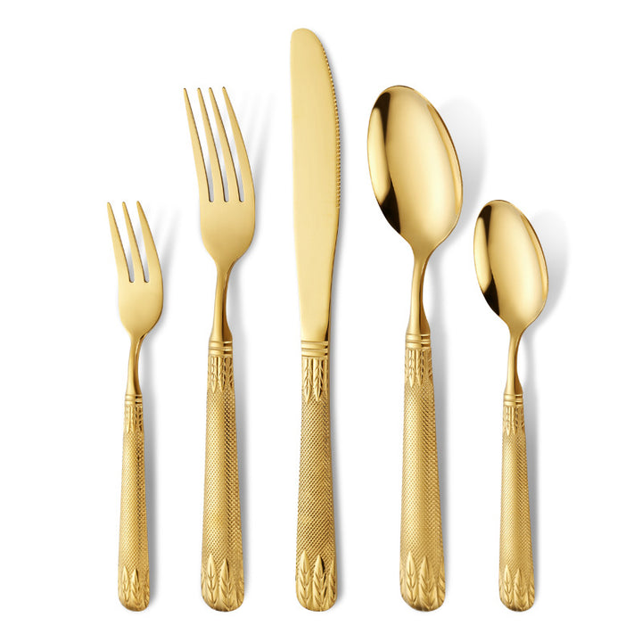 Elegant teaspoon with artistic handle design Stornfield