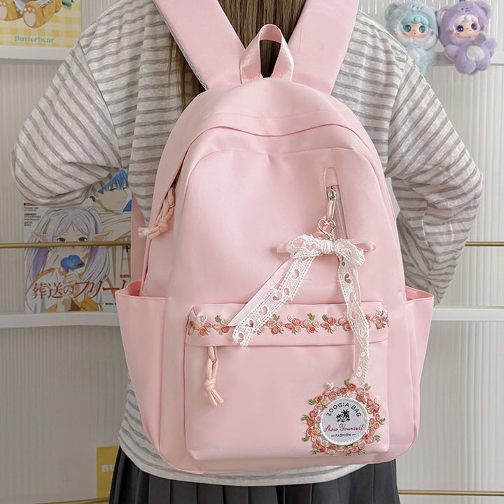 Embroidered Floral Backpack Stornfield