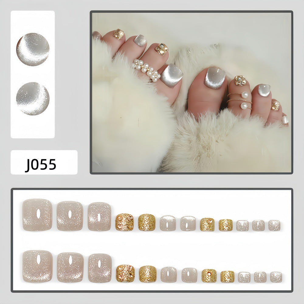 Artificial nails with elegant glitter effect Stornfield