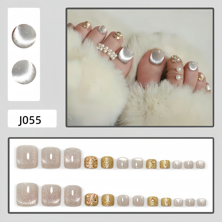 Artificial nails with elegant glitter effect Stornfield