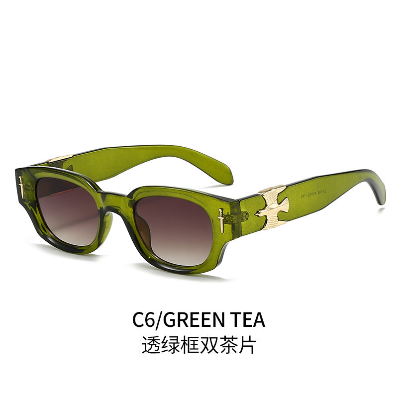 Women's fashionable sunglasses in exclusive tortoiseshell design with elegant metallic accents Stornfield