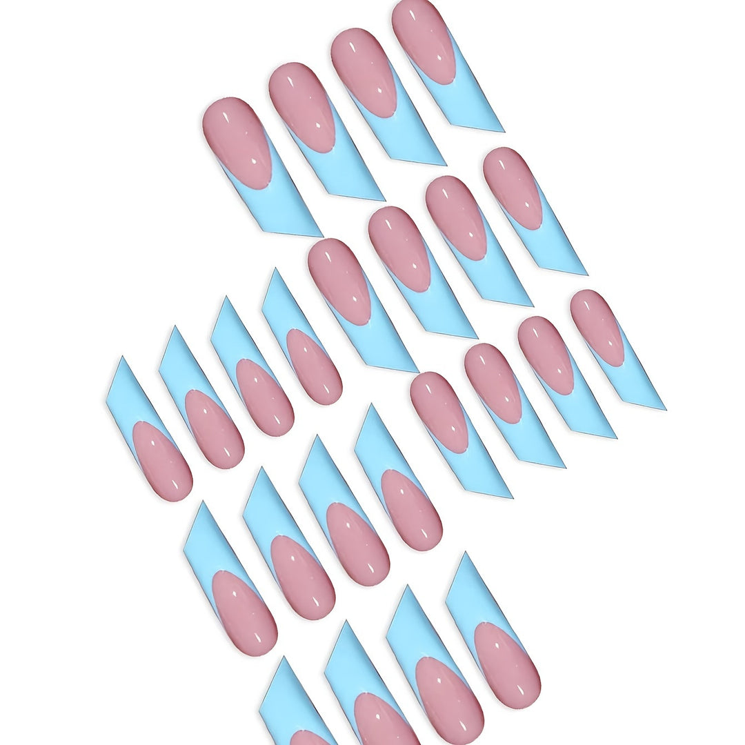 Modern Geometric Press-On Nail Art Stornfield