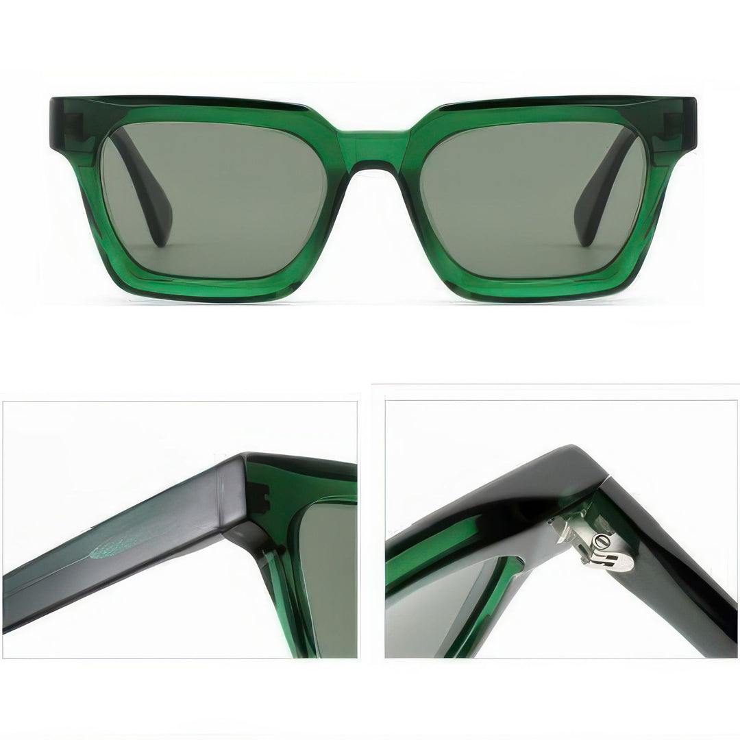 Women's stylish sunglasses in modern design with sturdy, transparent frame Stornfield