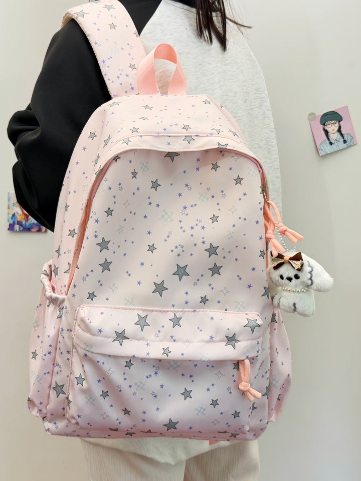 Star Print Casual Backpack Stornfield