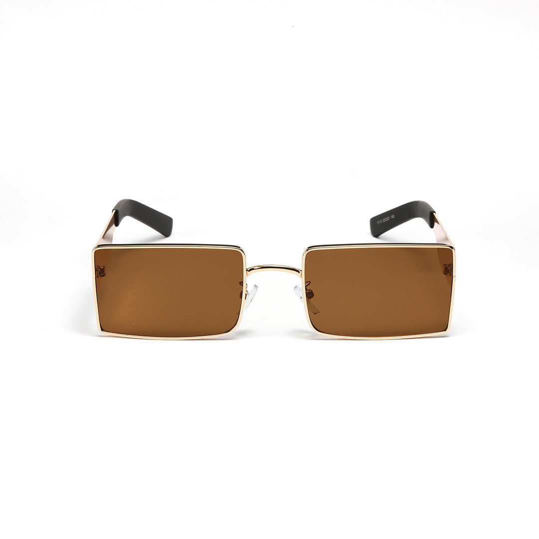 Ladies stylish rectangular sunglasses with modern metal frame Stornfield