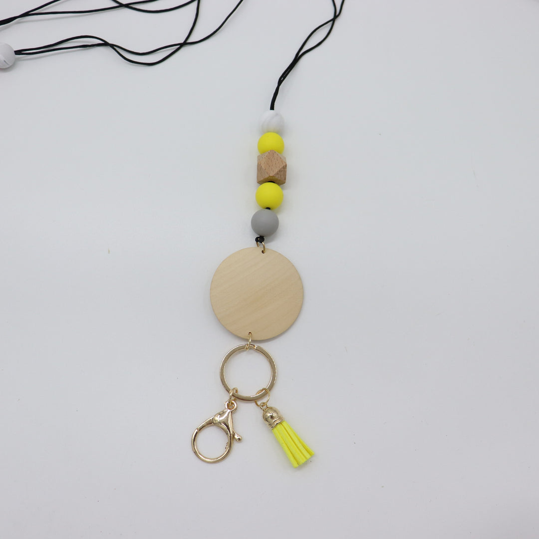 Beaded Keychain Lanyard with Decorative Tassel Stornfield