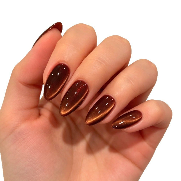 Premium Glimmering Ombre Press-On Nails Stornfield