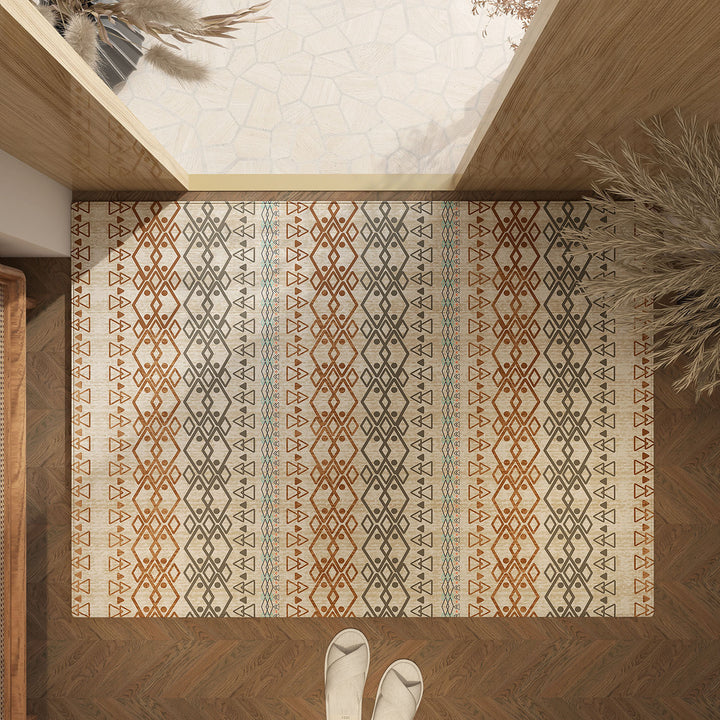 Abstract Patterned Area Rug