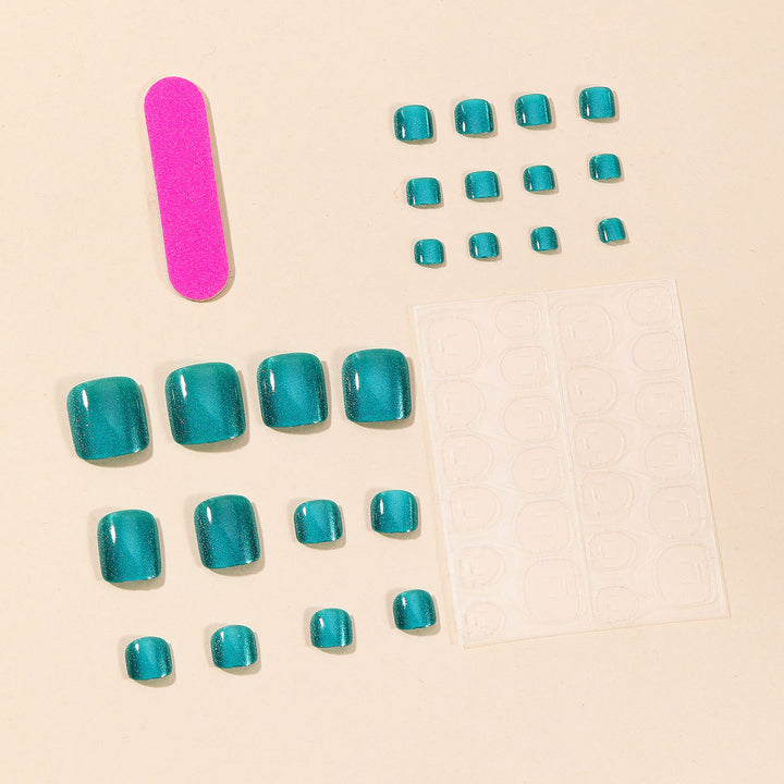 Sparkling Gel Toe Nail Art Stornfield