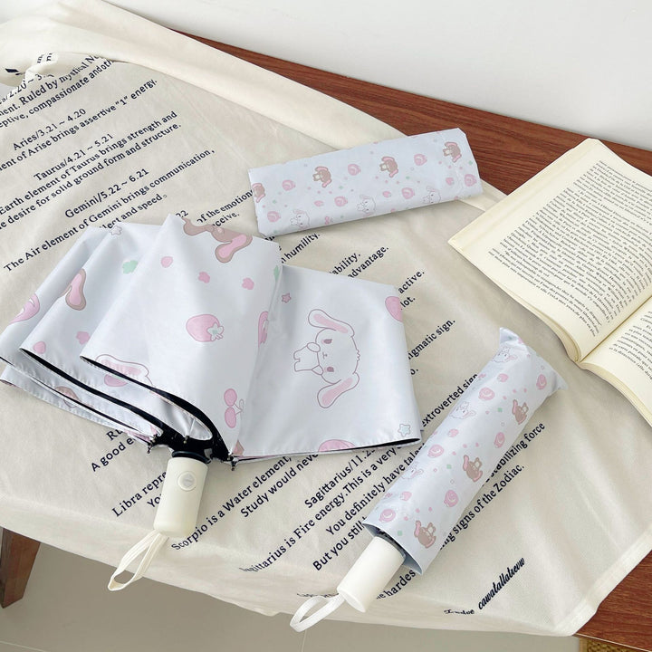 Women's Automatic Folding Umbrella with Playful Animal Design Stornfield