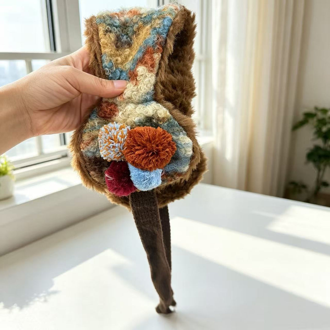 Cozy Floral Plush Headband Stornfield