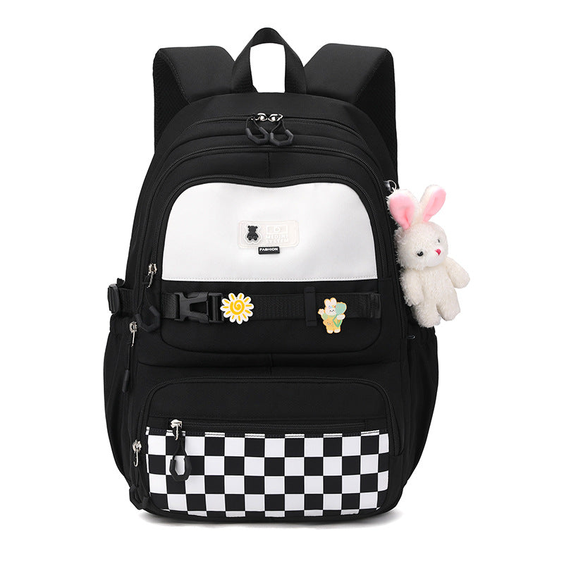 Cute school backpack with playful charms Stornfield
