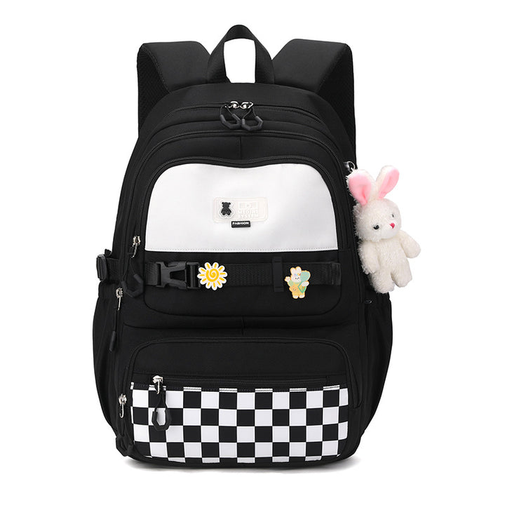 Cute school backpack with playful charms Stornfield