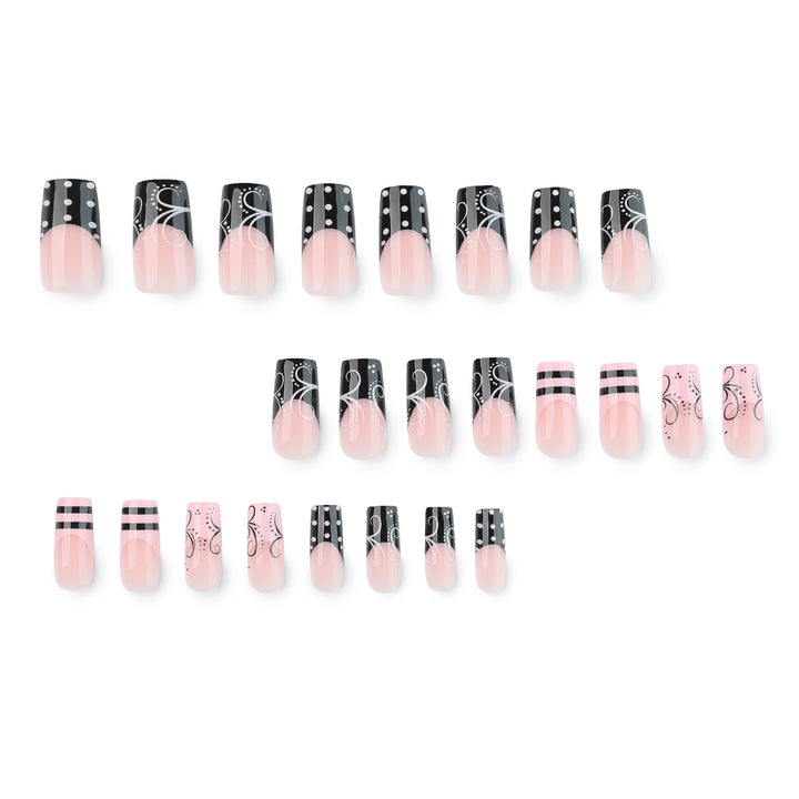 Artistic acrylic nails in elegant design Stornfield