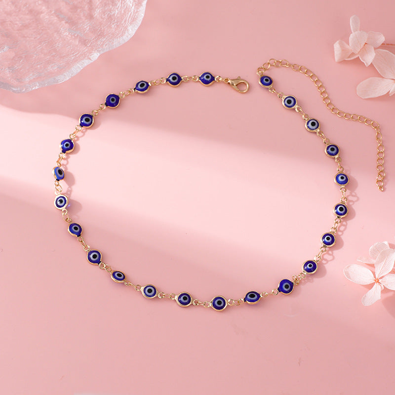Decorative Evil Eye Charm Necklace Stornfield