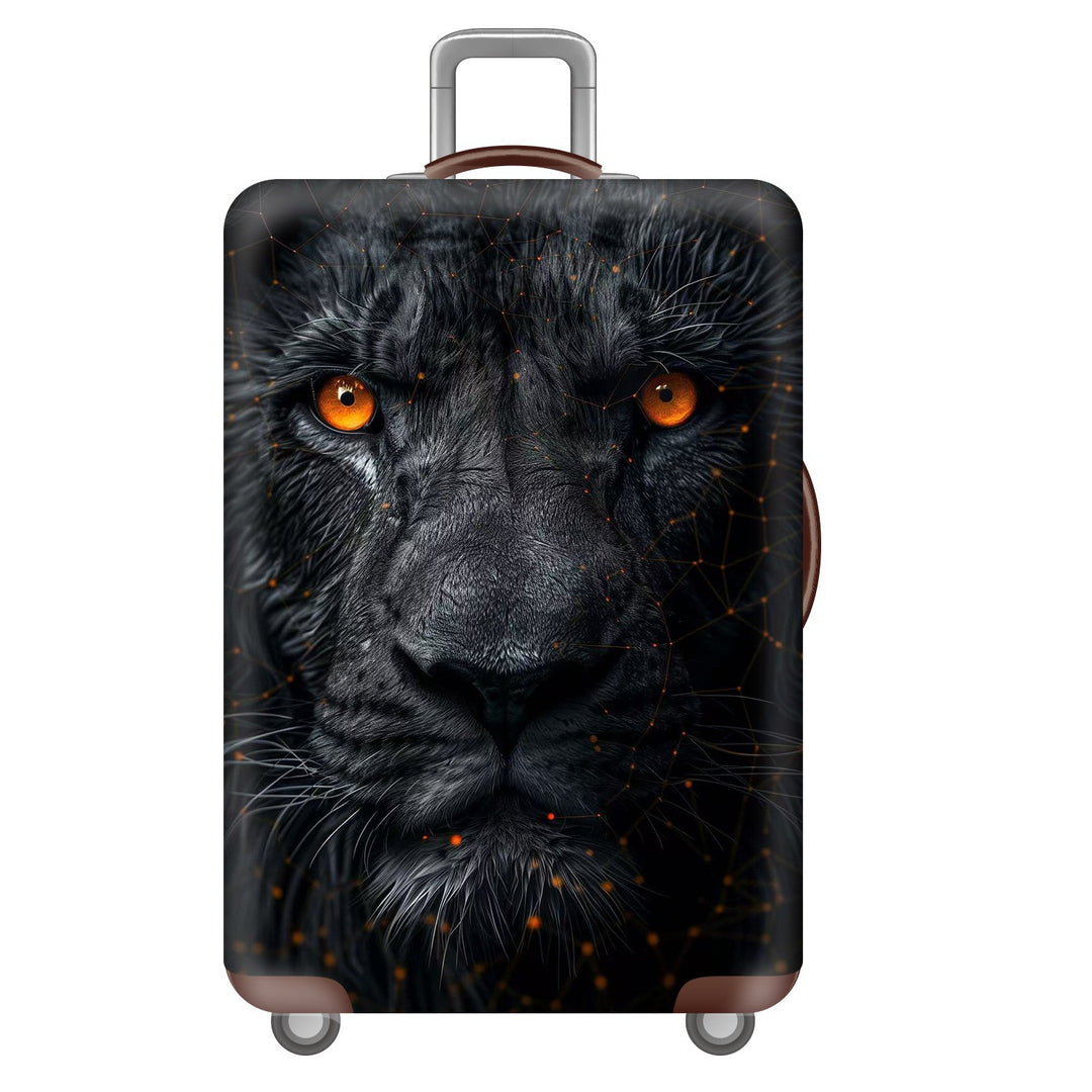 Unisex nano elastic suitcase cover with starry sky city motif, stretch protective cover for trolley luggage Stornfield