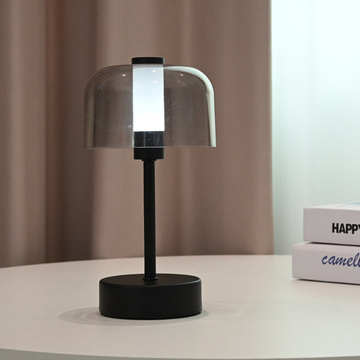 Modern Glass Shade Table Lamp