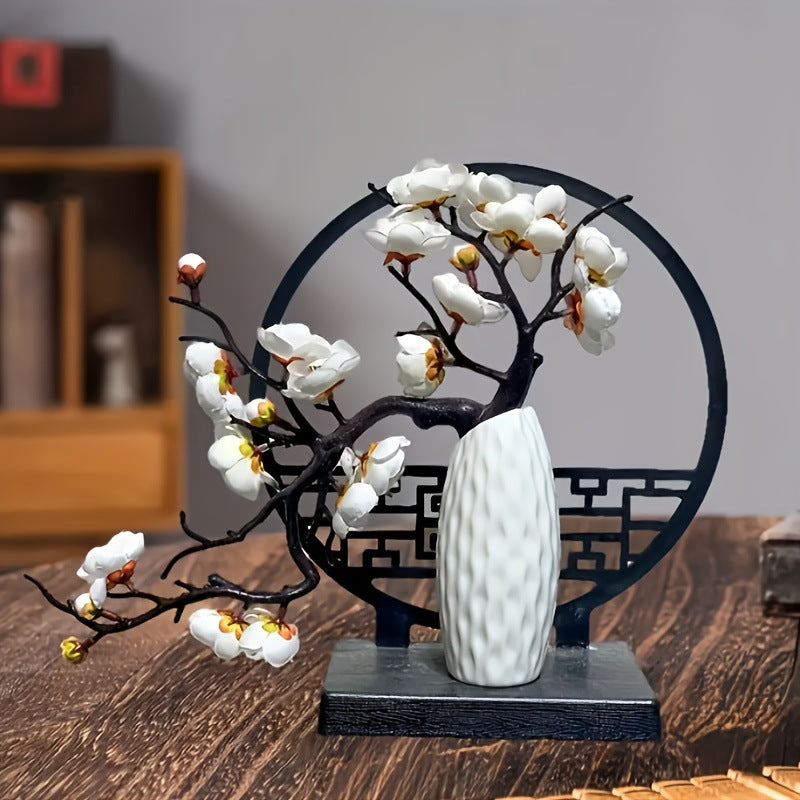 Elegant Artificial Orchid Arrangement for Decorative Display
