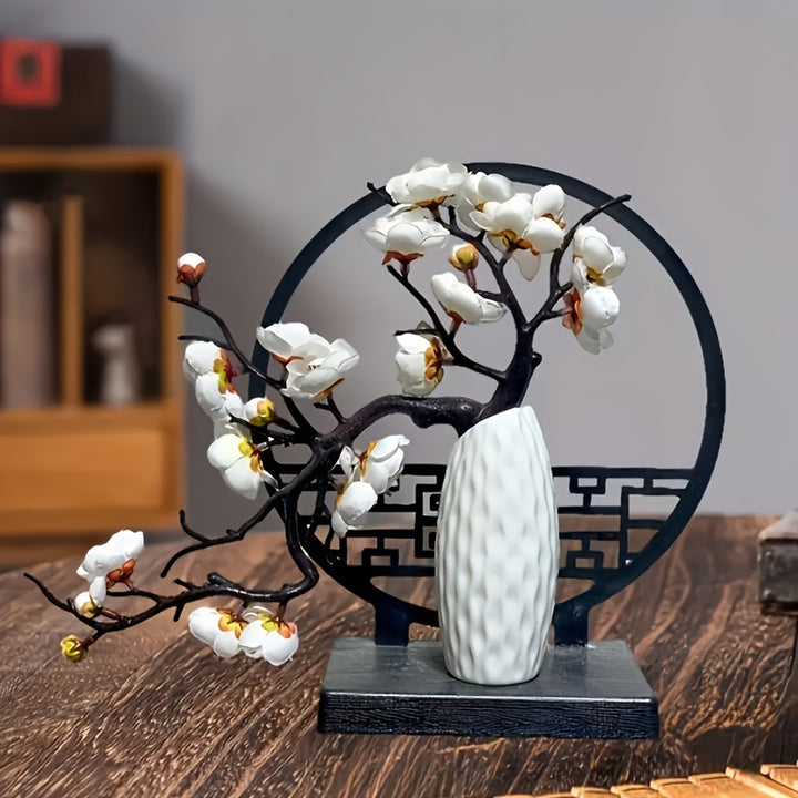 Elegant Artificial Orchid Arrangement for Decorative Display