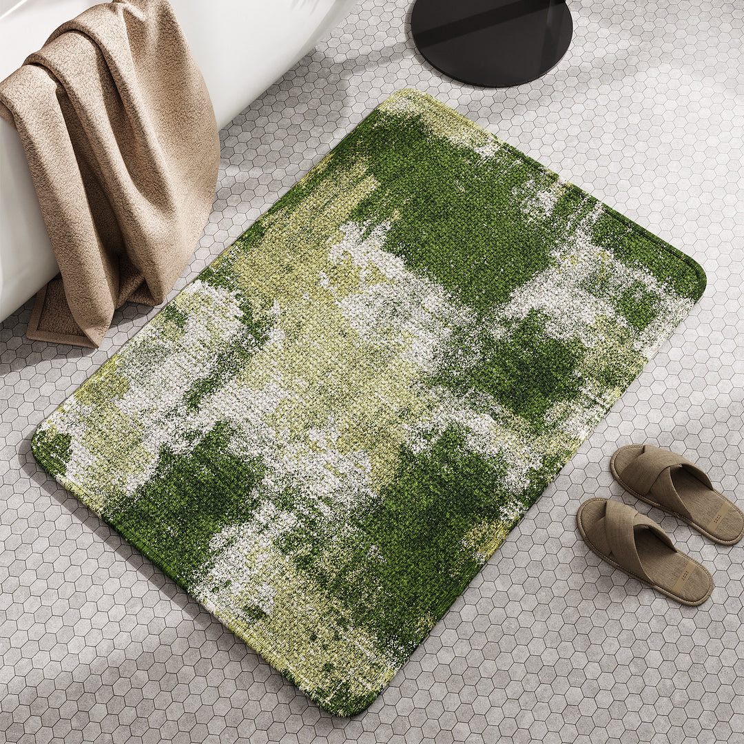 Natural Fiber Absorbent Bathroom Mat