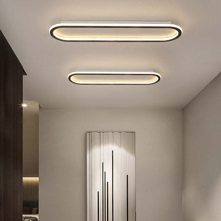 Modern Oval LED Ceiling Fixture