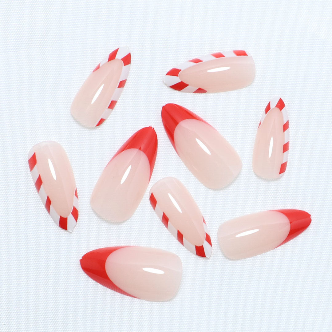 Artistic Glitter Press-On Nail Set Stornfield