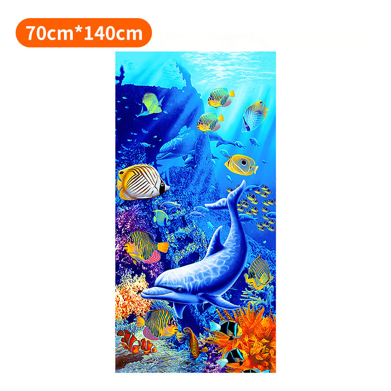 Beach towel with maritime anchor design Stornfield
