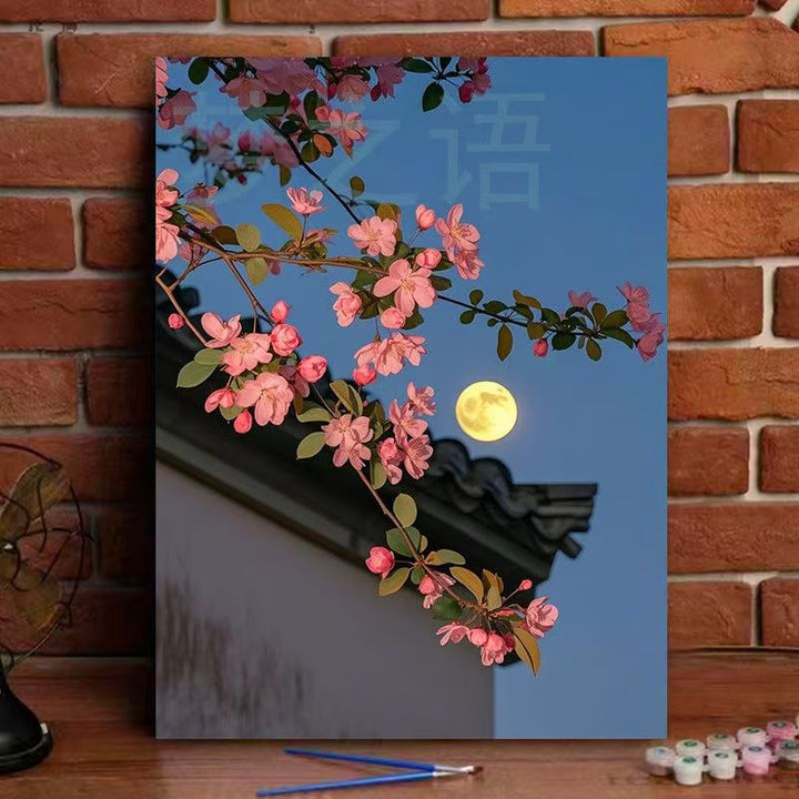 Floral Landscape Canvas Art Print Stornfield