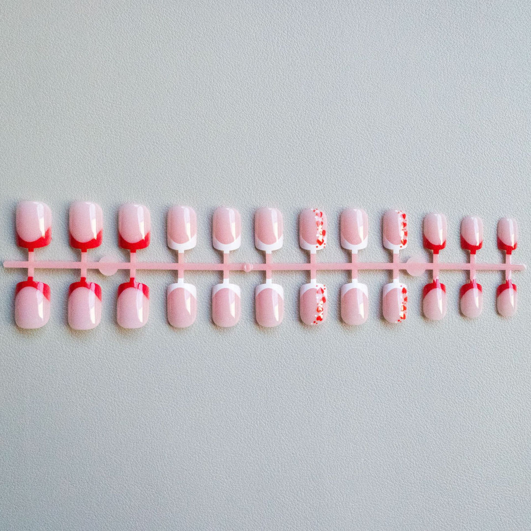 French Tip Acrylic Nail Art