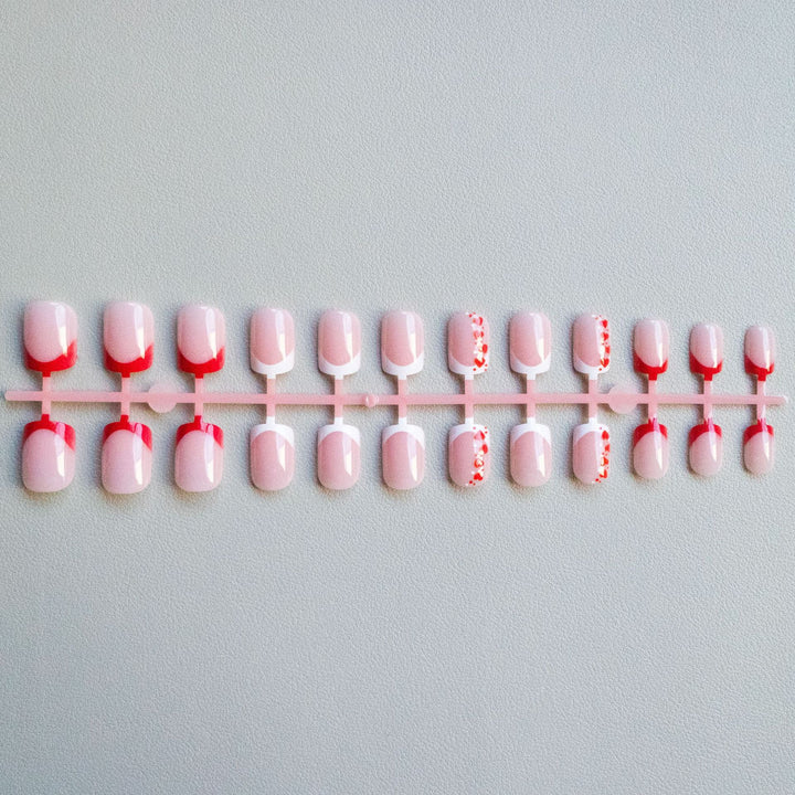 French Tip Acrylic Nail Art