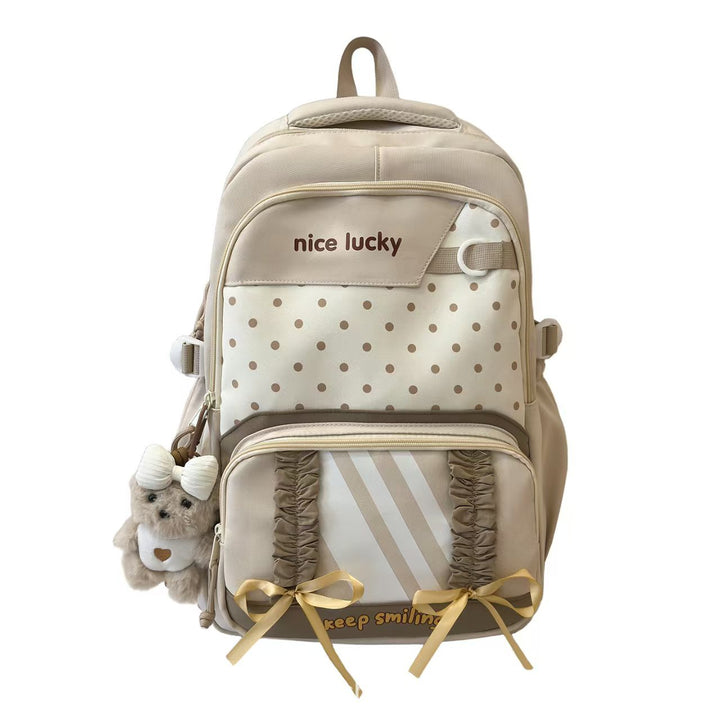 Backpack with Playful Design and Many Compartments Stornfield