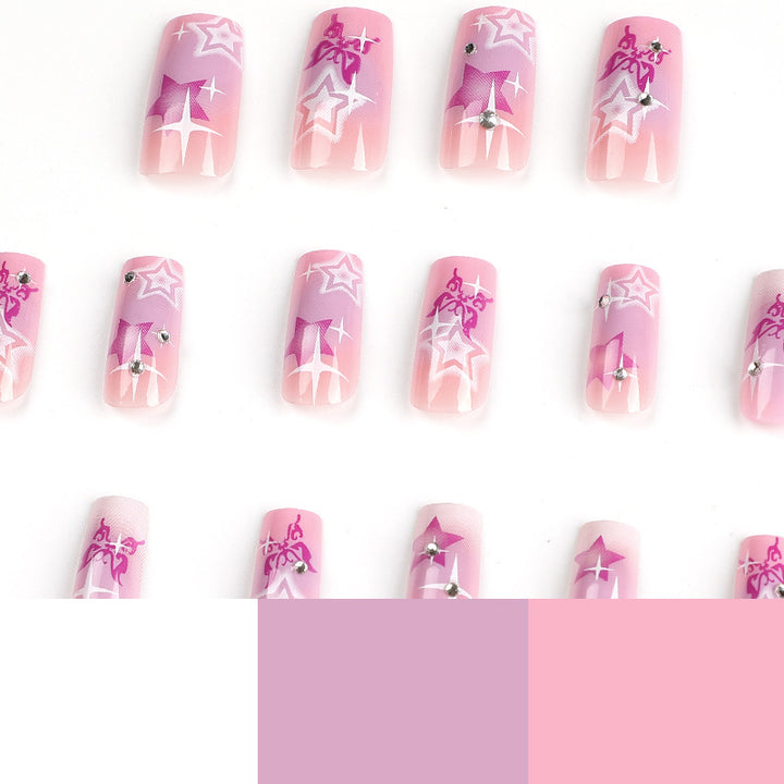 Artistic acrylic nails with modern glitter accents Stornfield