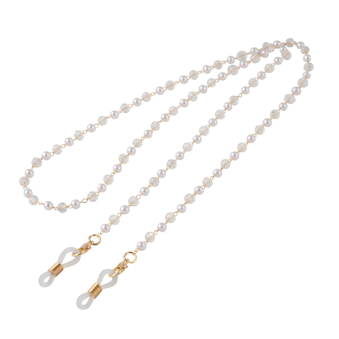Elegant Pearl and Crystal Eyewear Chain Stornfield