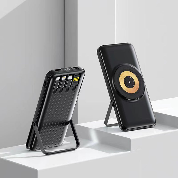 Multifunctional power bank with wireless charger and integrated stand Stornfield