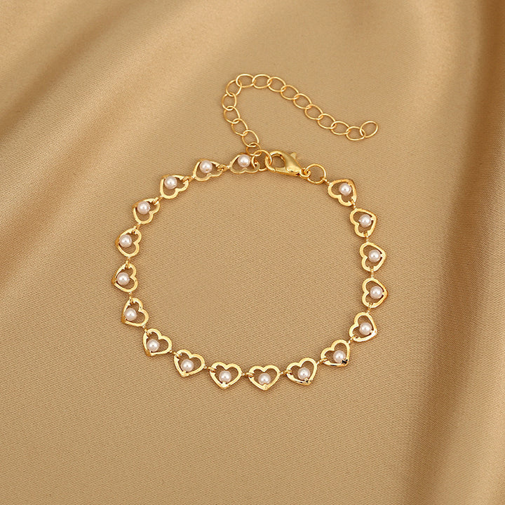 Butterfly and Daisy Charm Anklet Stornfield