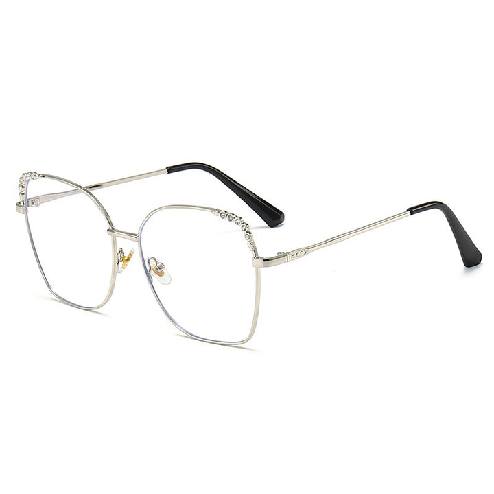 Elegant Square Sunglasses with Sparkling Accents Stornfield