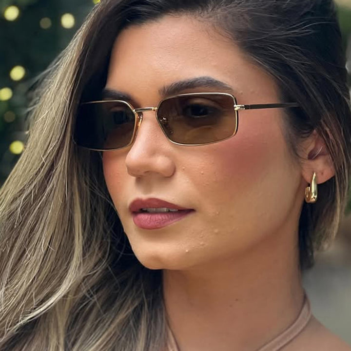 Women fashionable square sunglasses with polarized lenses Stornfield
