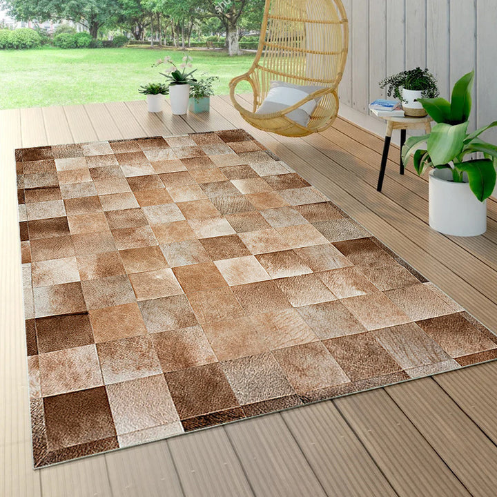 Rustic Patchwork Area Rug Stornfield