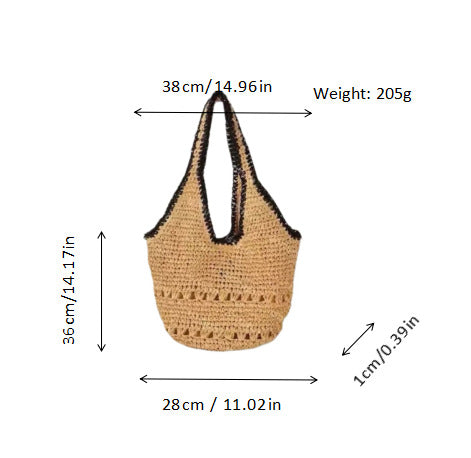 Macrame Beach Bag in Elegant Boho Design Stornfield